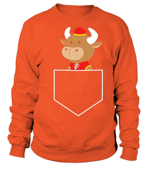 Year Of The Ox Pocket Ox Women's Sweatshirt