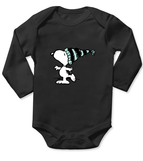 Peanuts Holiday Snoopy Long Sleeve Baby One-Piece