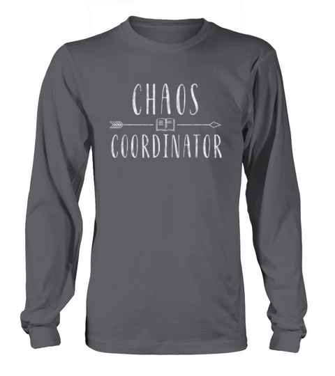 Chaos Coordinator distressed Shirt - Teacher Gift Men's Long Sleeve