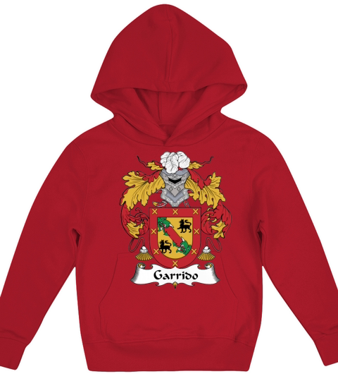 Garrido Family Crest Spanish Family Crests - Coffee Mug (colored) Kids Hoodie