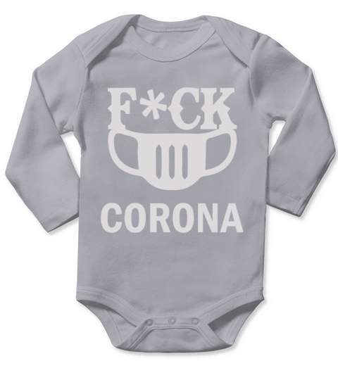 FUCK CORONA Long Sleeve Baby One-Piece