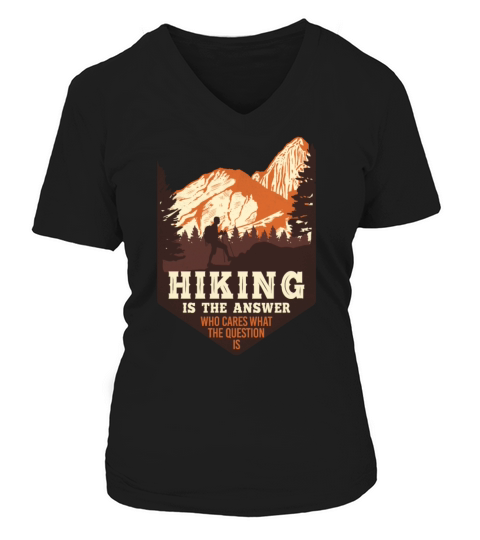 Hiking Mountain Women's V-Neck T-shirt