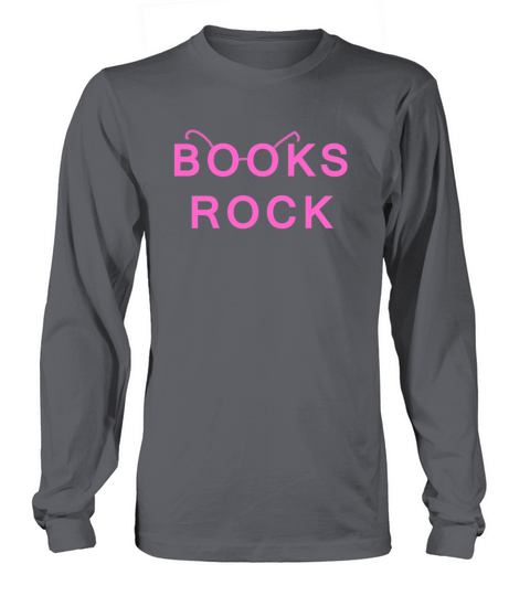 Books Rock Pink Women's Long Sleeve