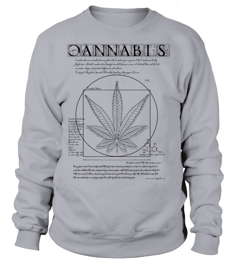Vitruvian Cannabis Women's Sweatshirt