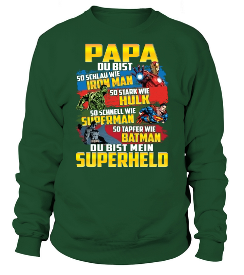 PAPA SUPERHELD Sweatshirt Unisex