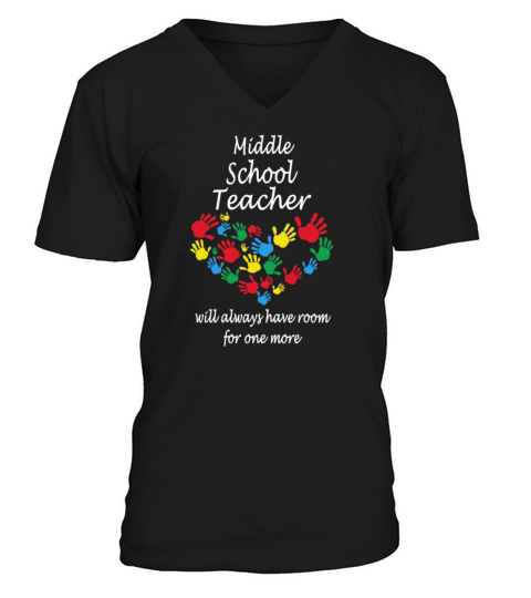 Middle school teacher - have room for one more Men's V-Neck T-shirt