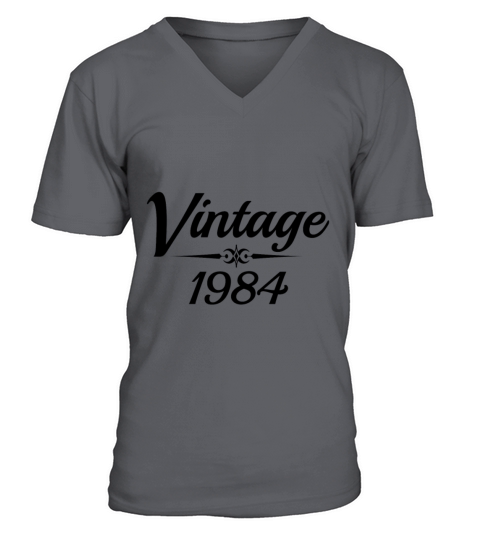 VINTAGE 1984 Men's V-Neck T-shirt