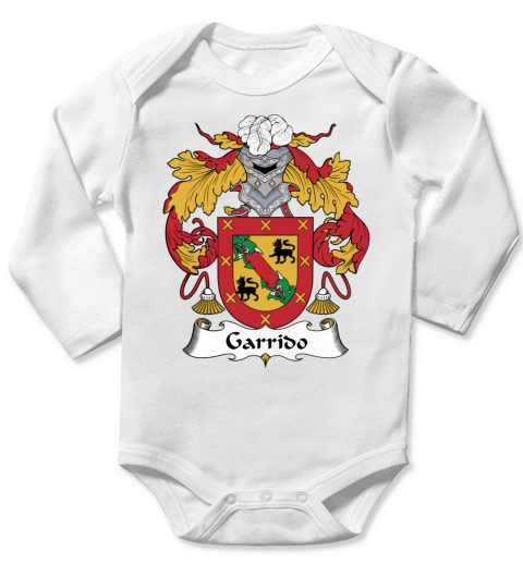 Garrido Family Crest Spanish Family Crests - Coffee Mug (colored) Long Sleeve Baby One-Piece