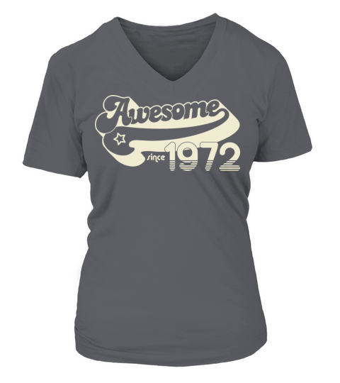 Vintage 1972 - 50 years old - 50th birthday gift V-neck T-Shirt Woman