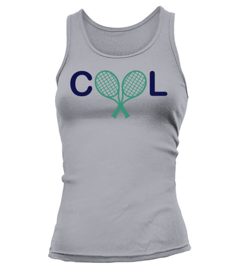 Tennis Logo in color "cool" Tank top Woman