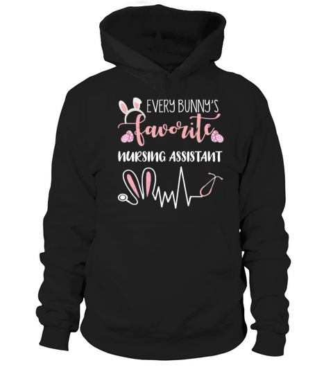 Nurse Assistant Ear Bunny Easter Day Easter Sunday Hoodie Unisex