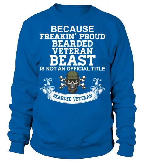 BEARDED VETERAN Women's Sweatshirt