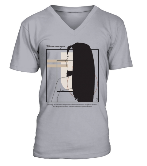 Where are you version 1 Men's V-Neck T-shirt