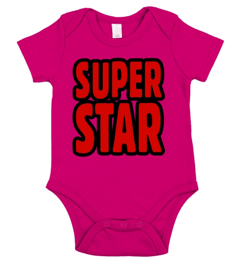 SUPERSTAR Short Sleeve Baby One-Piece