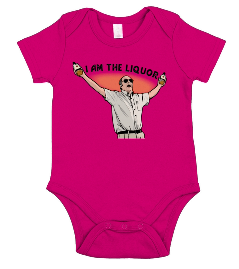 Jim Lahey I Am The Liquor Short Sleeve Baby One-Piece