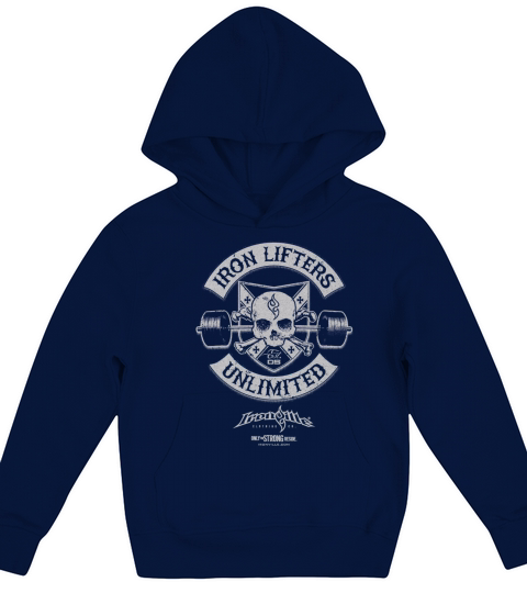 Ironville Iron Lifters Unlimited Weightlifting Kids Hoodie