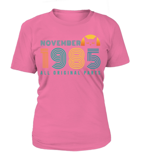 Born November 1985 Cat Vintage Women's T-Shirt