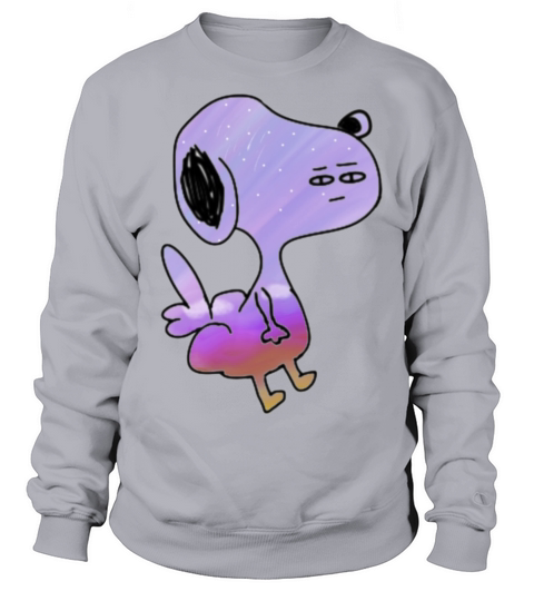 Space Dickbutt Snoopy Women's Sweatshirt