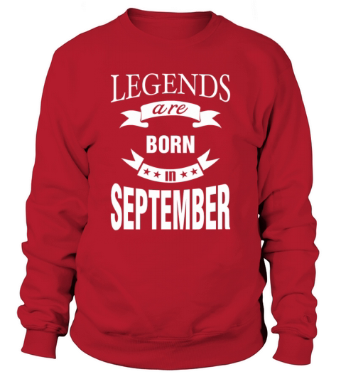Legends are born in September Men's Sweatshirt