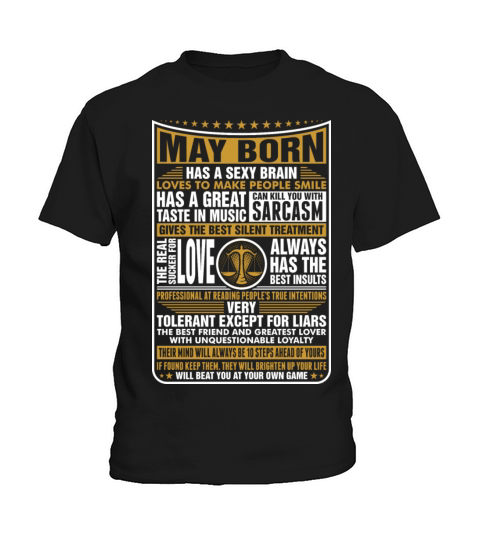 May Libra Born Kids T-Shirt