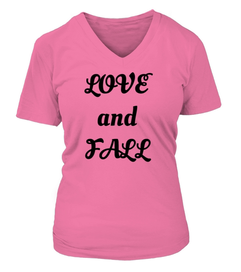 LOVE and FALL Women's V-Neck T-shirt