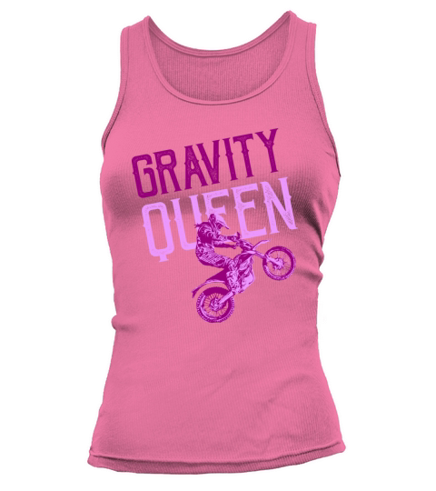 Gravity Queen Motobike Girl Woman T-Shirt Gift Tank top Woman