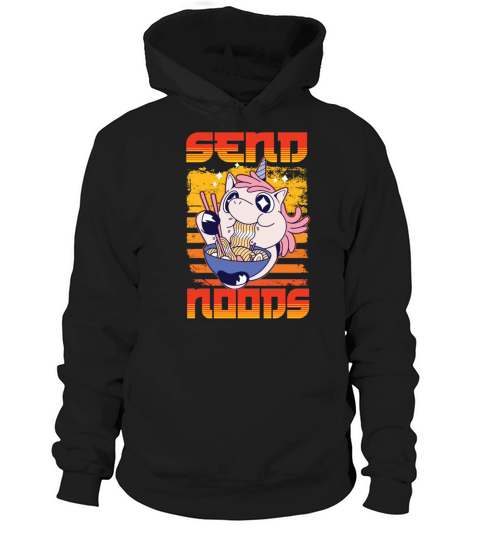 Send Noods Japanese Noodle Ramen Eater Unicorn Women's Hoodie