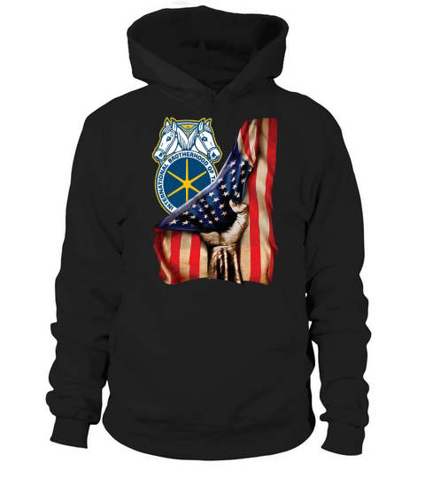 American Flag International Brotherhood Of Teamsters Hoodie Unisex