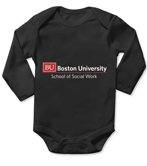 Boston University School of Social Work. Long Sleeve Baby One-Piece