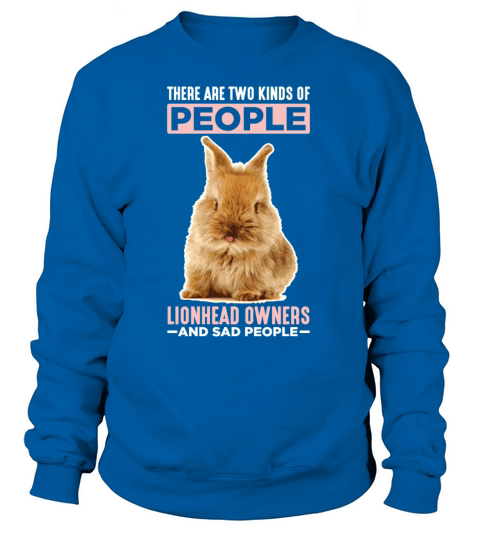 Lion Head Owner Rabbit Bunny Lover Women's Sweatshirt