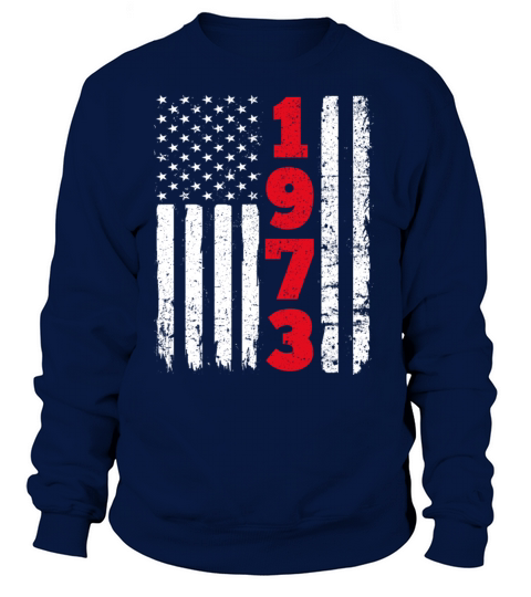 USA 1973 Flag Women's Sweatshirt