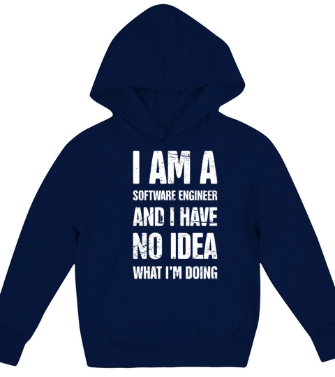 Funny Software Engineer Quote Kids Hoodie