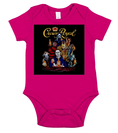 Crown Royal Horror Movie Characters Short Sleeve Baby One-Piece