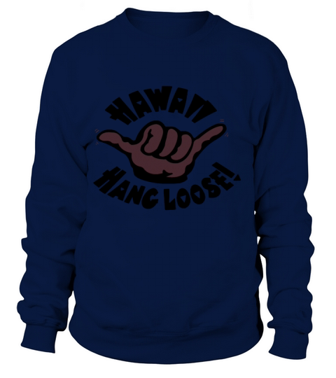 HAWAII SURFING Hang Loose SHAKA Retro hawaii ameri Women's Sweatshirt