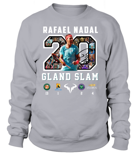 Rafael Nadal 20 Grand slam signature Sweatshirt Unisex