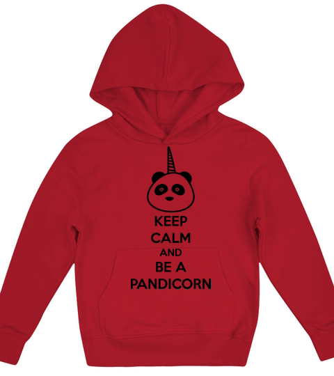 KEEP CALM BE A PANDICORN - funny Kids Hoodie
