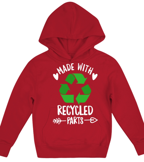 Made with recycled parts Design for an Organ Kids Hoodie