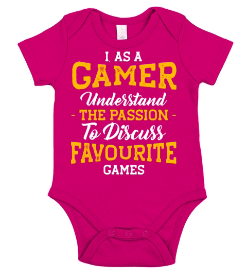 I As a Gamer, Understad the Passion to Discuss Favou Short Sleeve Baby One-Piece