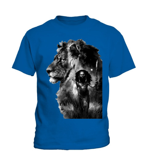 African Lion Kids T-Shirt