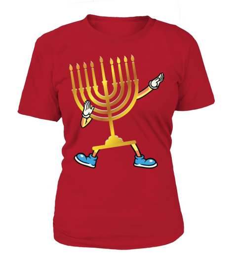 Dabbing Menorah Hanukkah Dancing Chanukah Kids Women's T-Shirt