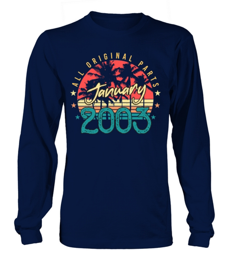 2003 January Born Retro Women's Long Sleeve