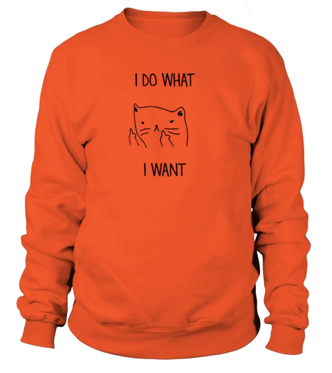 Cool Cats Do What They Want Women's Sweatshirt