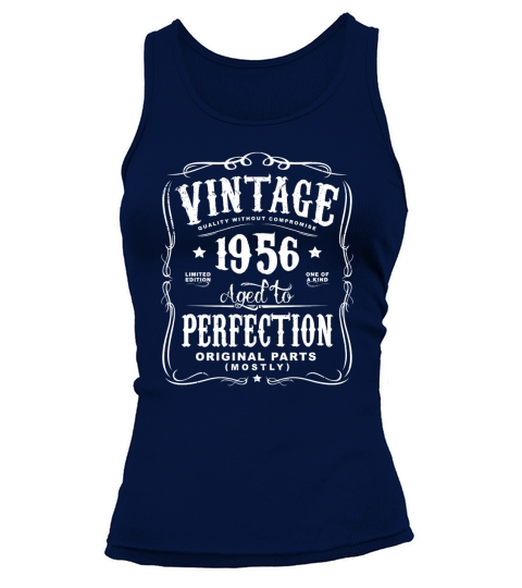 Vintage Made In 1956 Birthday Tank top Woman