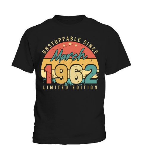 1962 March Vintage Limited Kids T-Shirt