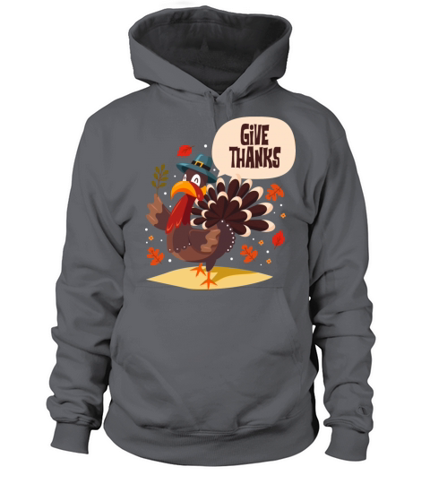 Funny Thanksgiving - Give Thanks - Turkey Meal Women's Hoodie