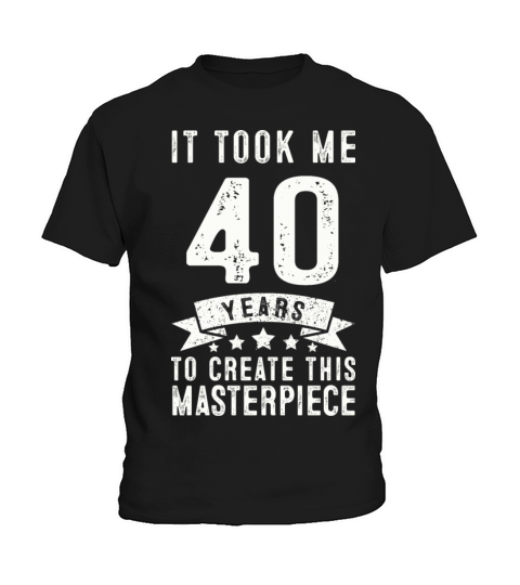 Funny 40 Years Old 1981 T Shirt 40th Birthday Gift Kids T-Shirt
