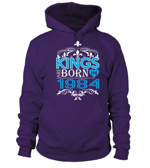 Kings Are Born In 1984 Happy Fathers Day Women's Hoodie