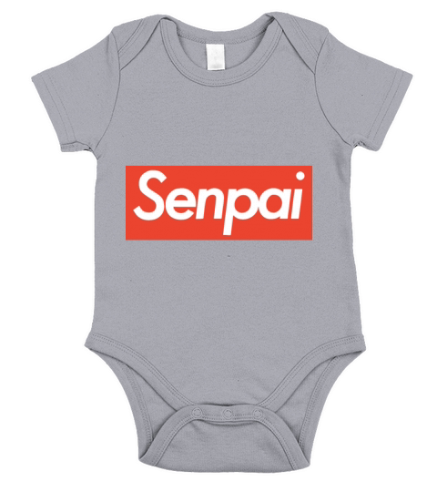 senpai notice me japanese anime daughter Short Sleeve Baby One-Piece