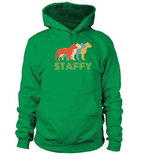 Staffordshire Bull Terrier Staffy Dog Vintage Look Women's Hoodie