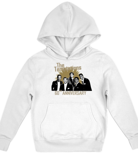 The Temptations 60th Anniversary 1960 2020 Thgank You For The Memories Signatures Kids Hoodie